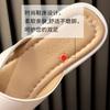 Fashion 2025 Summer Stylish Unique Design Flat Sole Enclosed Toe Half Slipper Women Bohemian Inspired Anti Slip Perfect for Outdoor Wear