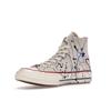 Converse Кроссовки унисекс Chuck 70 High Paint Splatter — Egret Cream Digital-Blue 170802C