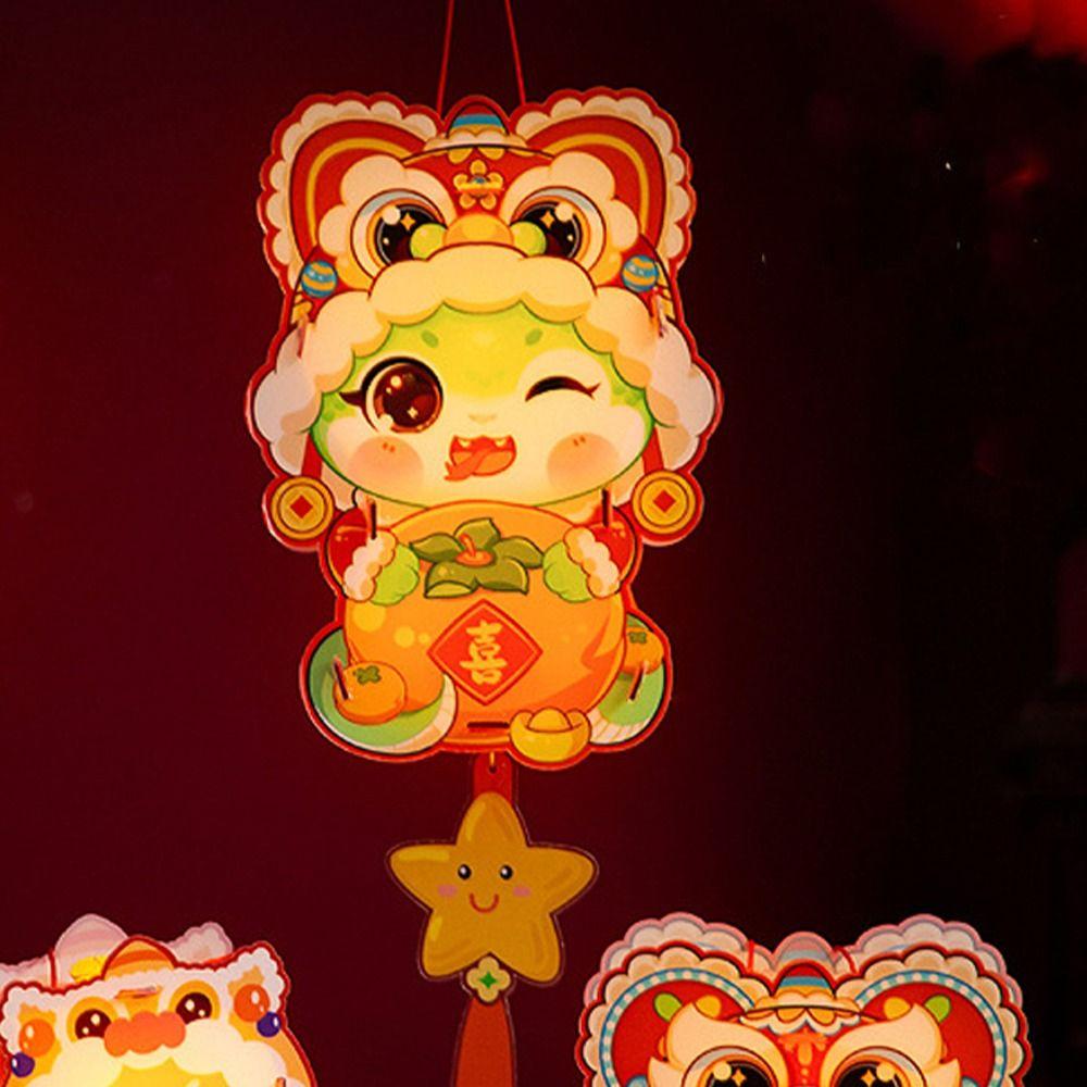 Традиционный новогодний светящийся фонарь в китайском стиле, товары для весеннего фестиваля, весенний фестиваль