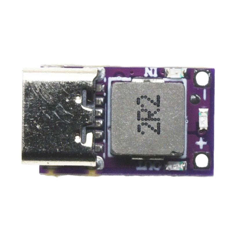 Высокоэффективный USB-C модуль питания с двойной функцией для аккумулятора 18650 3,7 В / 4,2 В, выход 12 Вт / 2,4 А