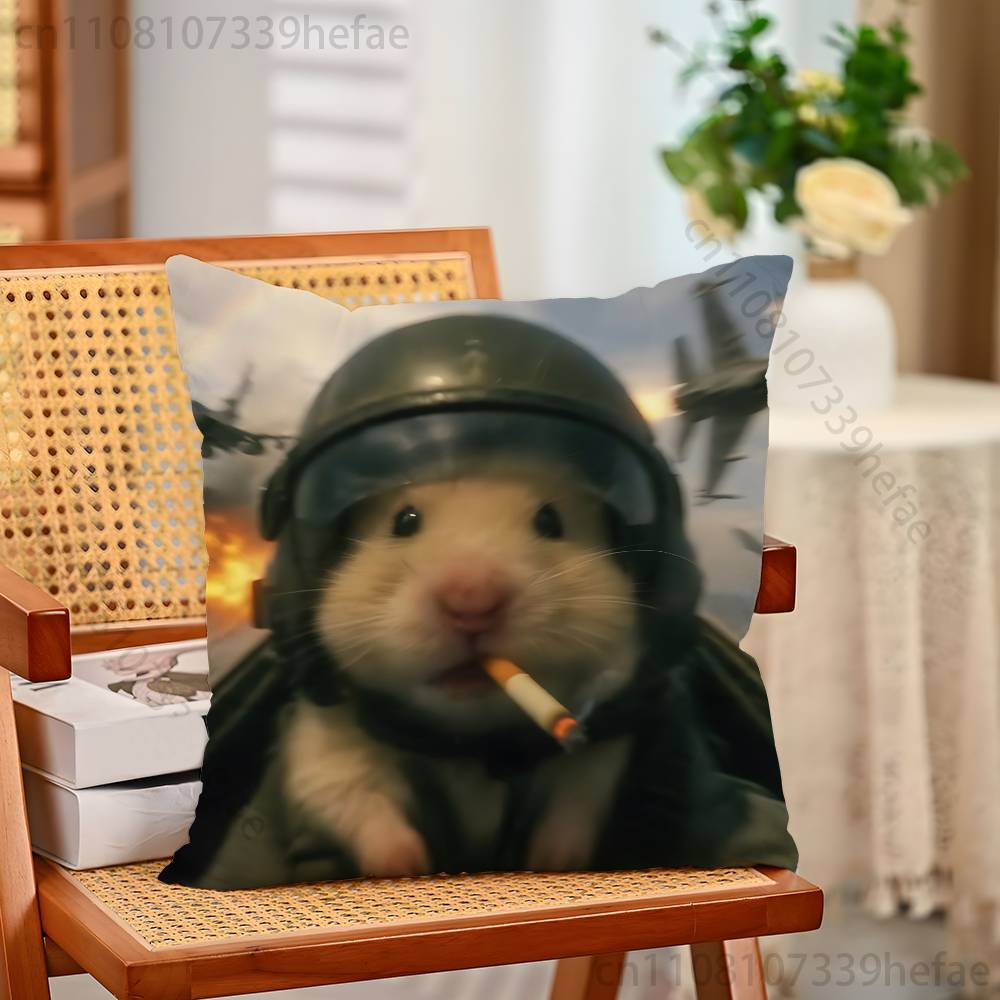 Милая animal хомяк наволочка для декора 30см 50см 55см квадратная домашняя наволочка