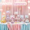 Серия десертных заметок Sanrio: Куроми, Мэлоди, Синаморолл Настольные Фигурки.
