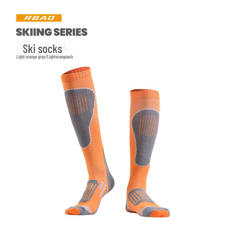 «Унисекс, длинные носки для катания на лыжах и походов — теплые, плотные, махровые, функциональные для занятий спортом на открытом воздухе осенью/зимой».
