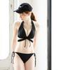 Swimwear Bikini Natural But Firm Up Black [Sanai Paradise] Set, [Natural Bra], Non-wired Bikini, 55-53-4-1659,