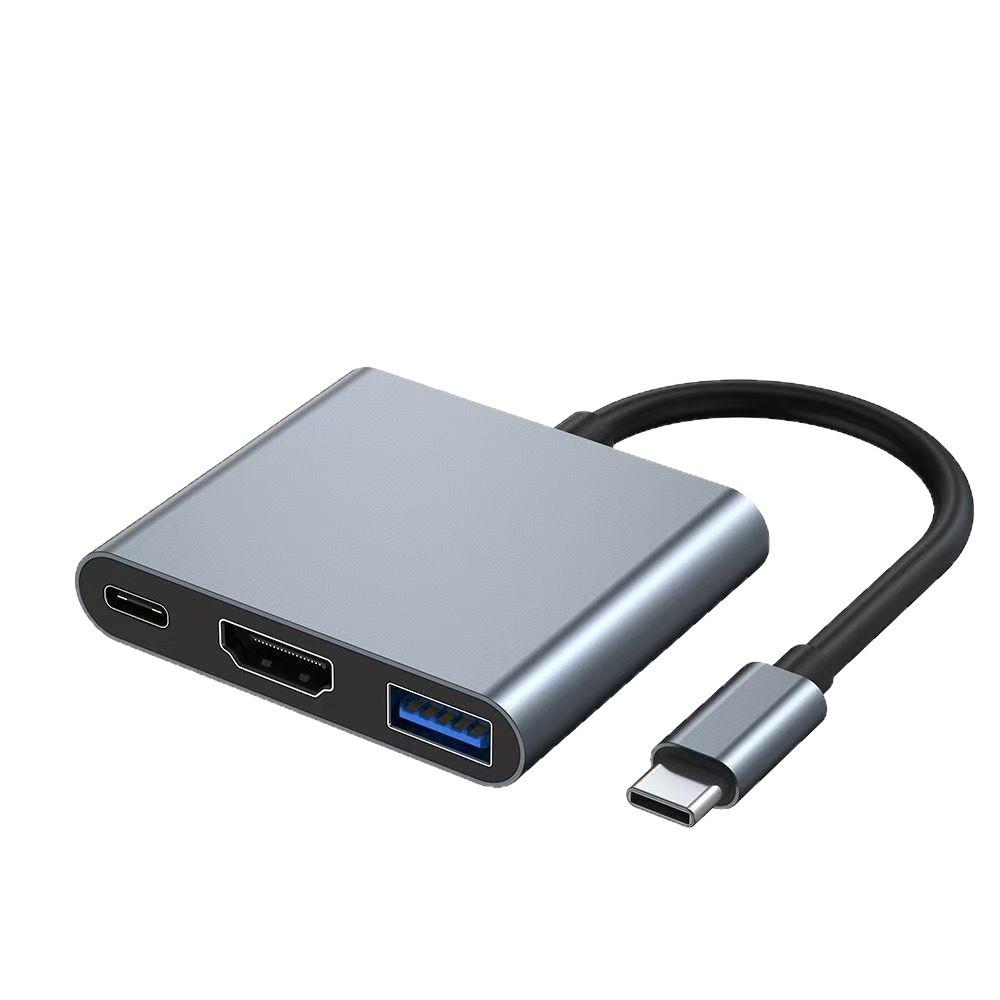 4-в-1 адаптер USB-C: Хаб USB Type-C на HDMI, VGA и PD