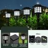 2 Pack Solar Pathway Light Outdoor Solar Lamp Waterproof Landscape Lighting for Garden Yard Patio Walkway Driveway Camping Decor