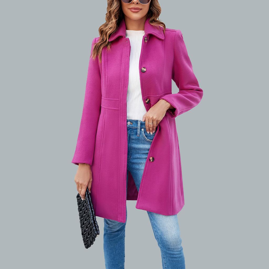 Модные тренчи для женщин, длинные тренчи, тонкие классические однотонные пальто