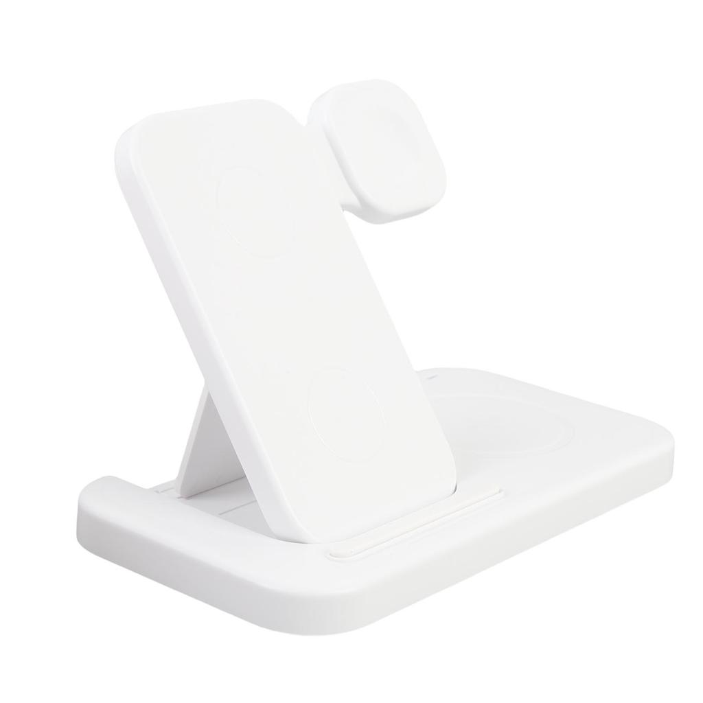 4 in 1 Wireless Charging Station Fit for IWatch Foldable 15W Charger Station for Phone Headphone