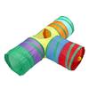 Practical Cat Tunnel Pet Tube Collapsible Play Toy rainbow Tunnel Indoor Outdoor Kitty Puppy Toys for Puzzle Exercising Hiding