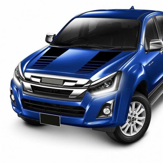 Водонепроницаемые виниловые наклейки с гоночными полосами на боковую часть кузова автомобиля, графический декор