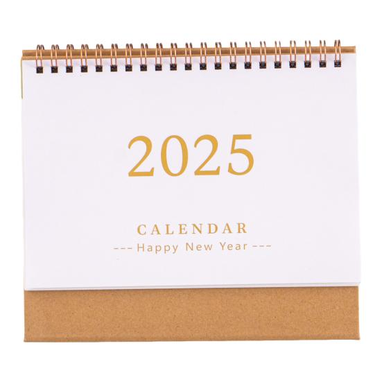 2025 Mini Desk Calendar Daily Planner Flip Calendar To-Do List Memo Pad Time Management Schedule Organizer for Office Home School