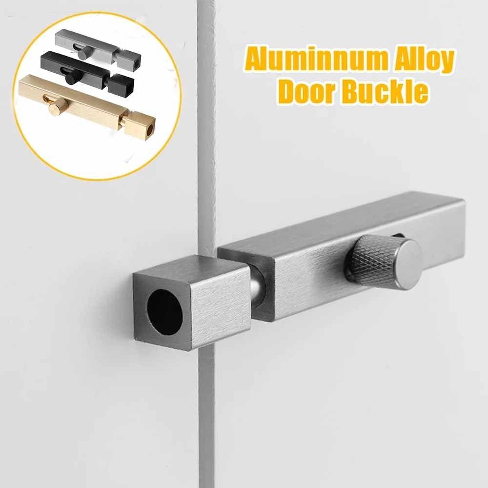 Anti-theft Door Buckle Hasp 3/4 Inch Door Lock Buckle Protable Door Bolts Catch Lock Sliding Door