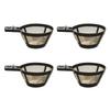 Pack of 4 Reusable Coffee Filters 3~4 Cup Strainer Suitable for Popular Coffee Maker Machine Durable and Efficient