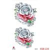 1PCS Waterproof Tattoos Temporary Tattoo Sticker Flowers Rose Body Tattoos for Women Art Arm Hand Tattoos Wolf Tiger Lion Painting Tatoos
