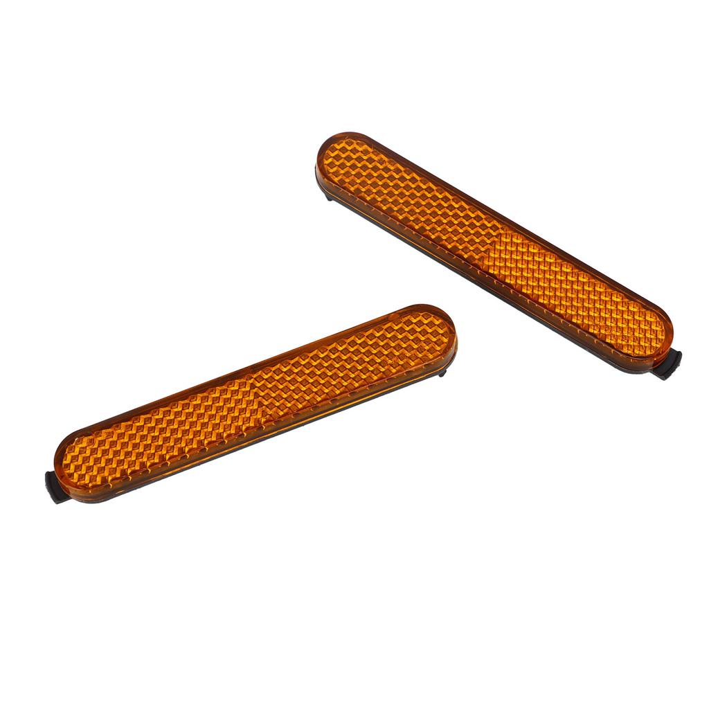 1 пара светоотражающих полосок для электрического скутера, передняя, задняя боковая крышка колеса, отражатель, предупреждение о ночной безопасности