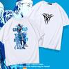 Carmelo Anthony short-sleeved T-shirt men's summer cotton loose half-sleeved trendy cartoon student basketball top