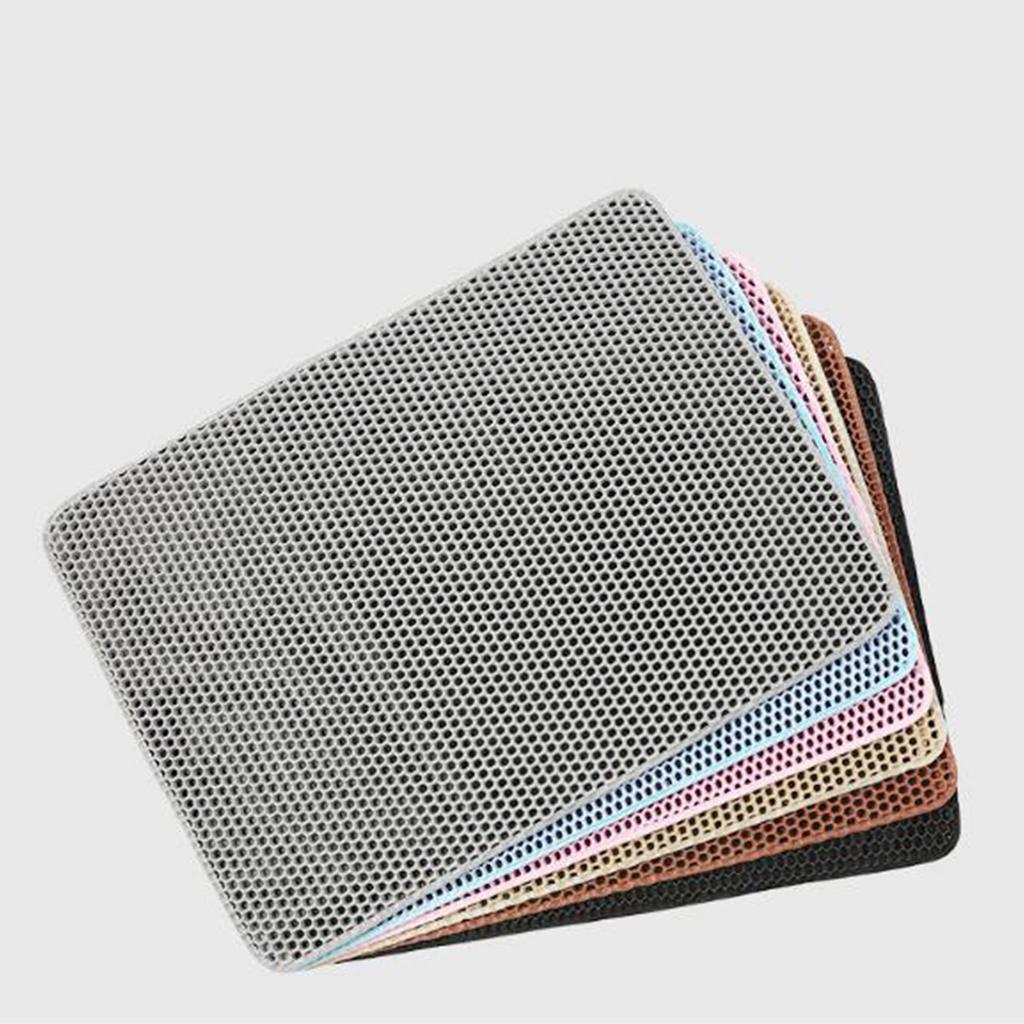 Cat Litter Mat Waterproof Less Waste Litter Easy To Clean Scatter Control Cat Litter Pad Pet Litter Box Carpet Mat