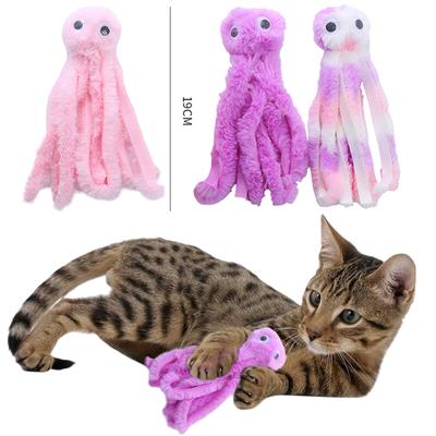 Интерактивные игрушки для кошек, котят, собак, плюшевая игрушка «Осьминог», игрушки для чистки зубов, игрушки для домашних животных, игровые аксессуары для сопротивления