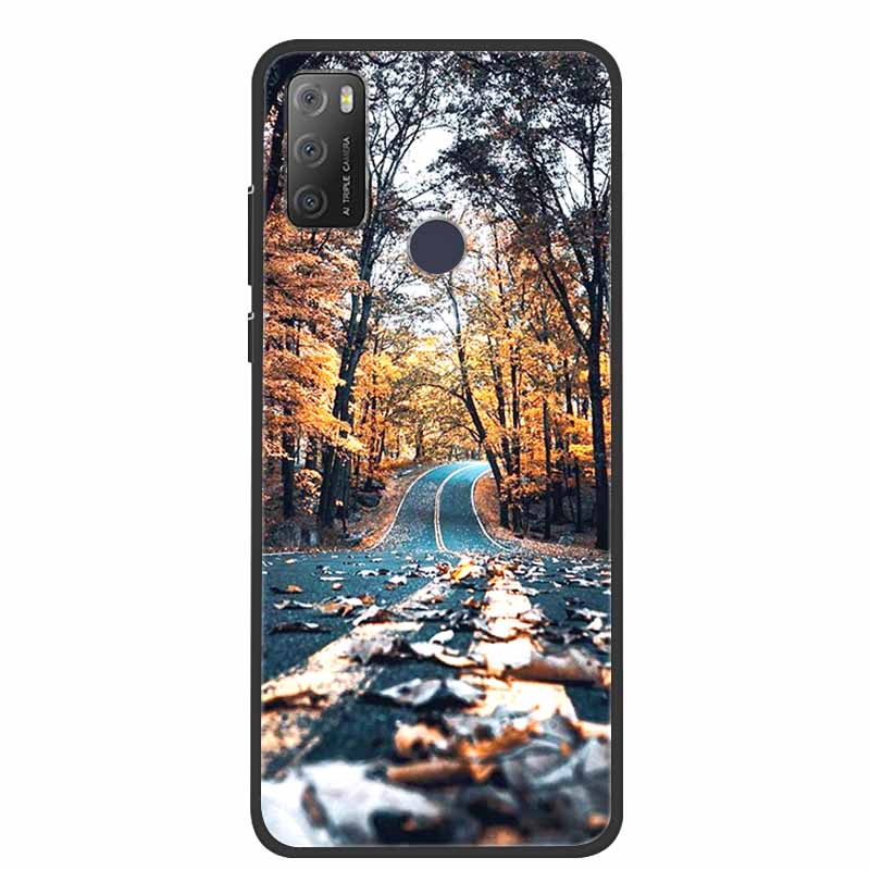 Для Alcatel 1S 2021 чехол роскошный силиконовый мягкий чехол из ТПУ для телефона Alcatel 1S 2020 противоударный милый бампер из ТПУ Fundas Coque