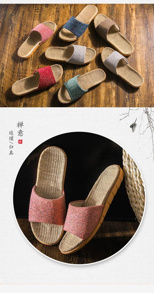 VILAU Room Linen Indoor Sizes Shoes, Slippers, Spring/Summer Sandals, Lightweight, Blue, 44-45