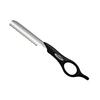 Feather Safety Razor Styling Razor Short Type for Razor Cutting Haircuts (SRS-B Black)