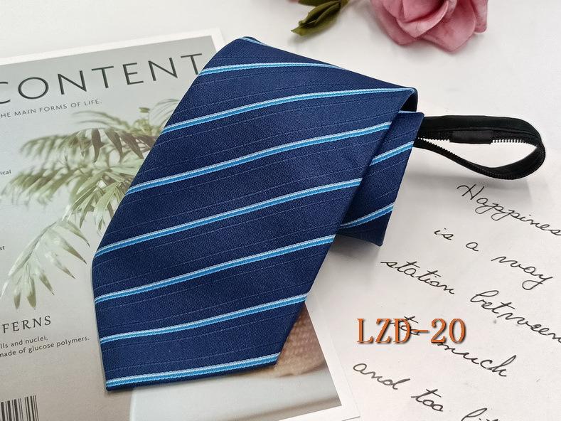 Мужской деловой галстук с ленивой молнией 8 см, легко завязывается, полосатый черный галстук без узлов
