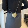 Summer New Shoulder Heart Bag Niche Chain Portable Messenger Bag Fashion Dinner Bag Women's Chain Bag