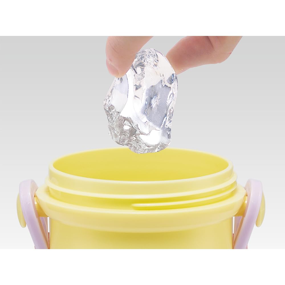 Skater Пластиковая бутылка для воды 480 мл, одно нажатие, антибактериальная, для детей, легкая, антибактериальная обработка, сделано в Японии, Том и Джерри притворяются