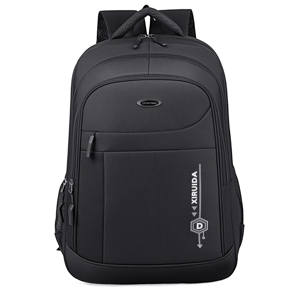New Men's Backpack Simple Fashion Large Capacity Shockproof Business Computer Bag Commuter Travel