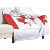 Canada Throw Blanket Travel Blanket Furry Blankets Cute Blanket