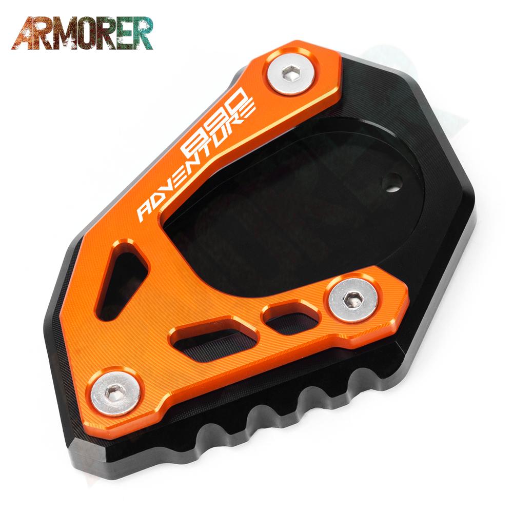 2023 Motorcycle Accessories For KTM 890 Adventure R 890ADV 890 adventure 890 ADV R   2022 Side Stand Kickstand Plate