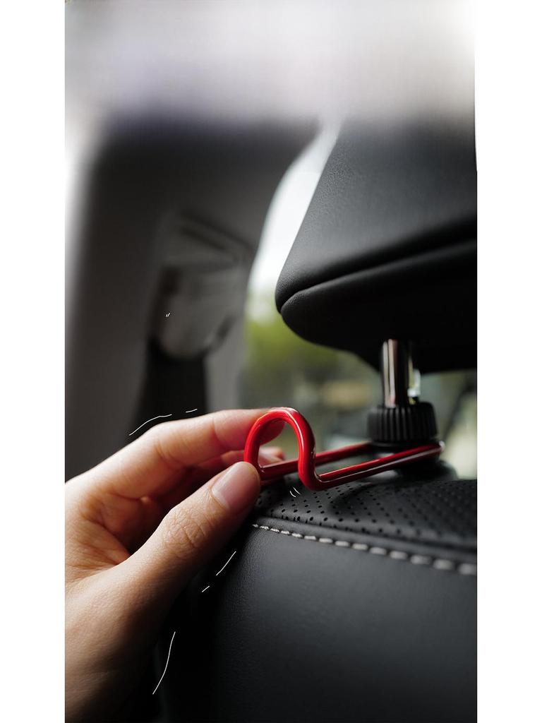 Creative Alloy Car Hook: Invisible Seat Back Storage for Car Interior.