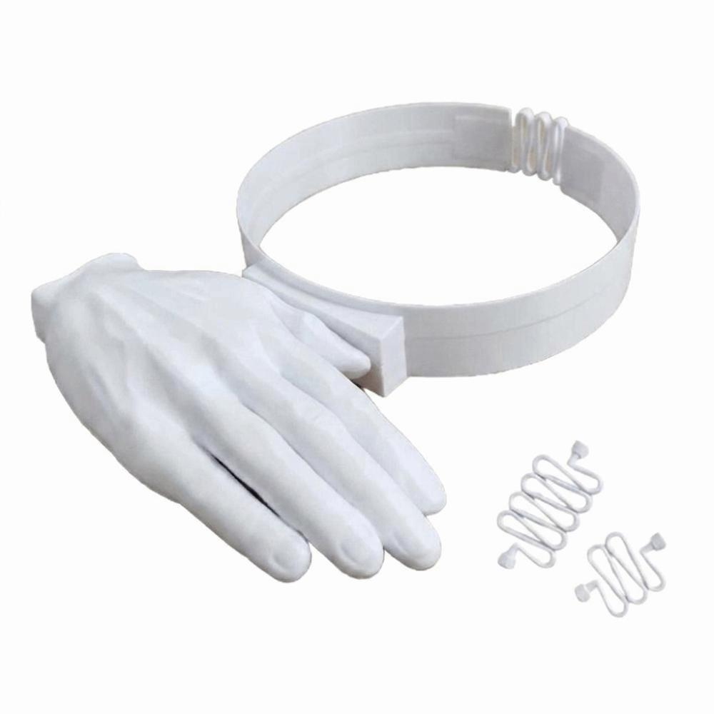 Creative Sun Protection Cap 3D Printing Palm Visor Headband Hand Shape Sun Hat  Summer Season