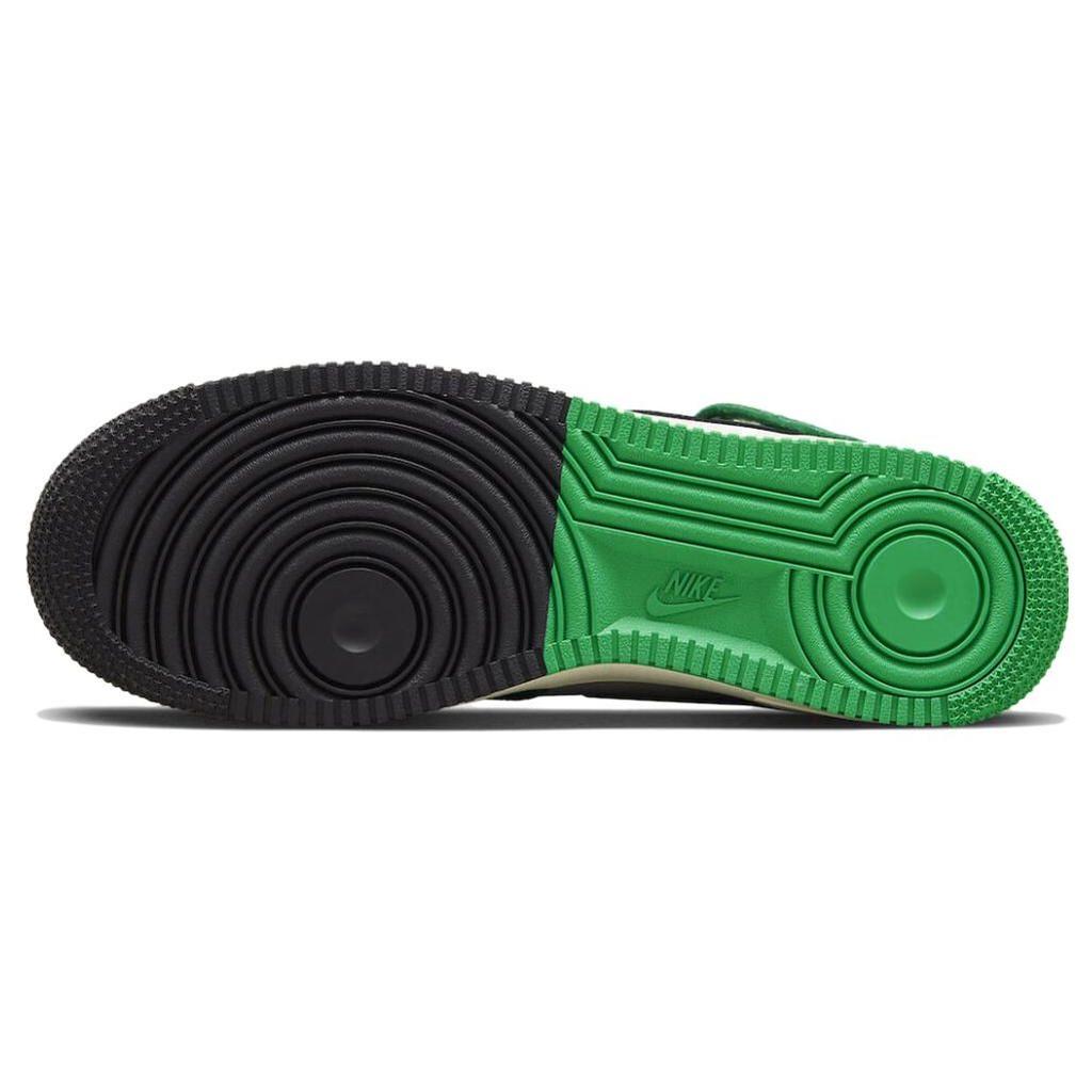 Nike Air Force 1 Mid 07 LV8 Split - Stadium Green Мужские кроссовки Summit-Белый Черный Кокосовое Молоко DZ2554-100