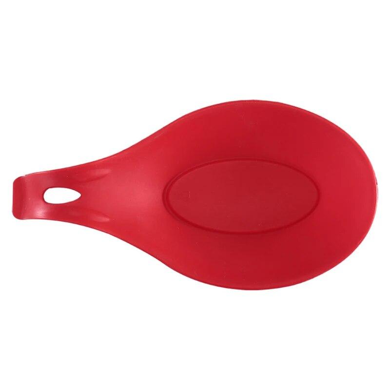 1pc Gadgets Silicone Multipurpose Spoon Rest Mat Holder for Tableware Kitchen Supplies Accessories