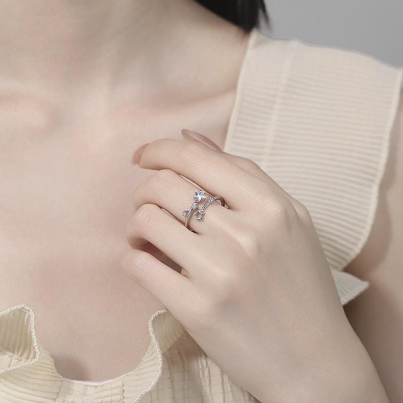 Новое кольцо-минималист для женщин New Star - Легкая роскошь, Нишевый дизайн для указательного пальца