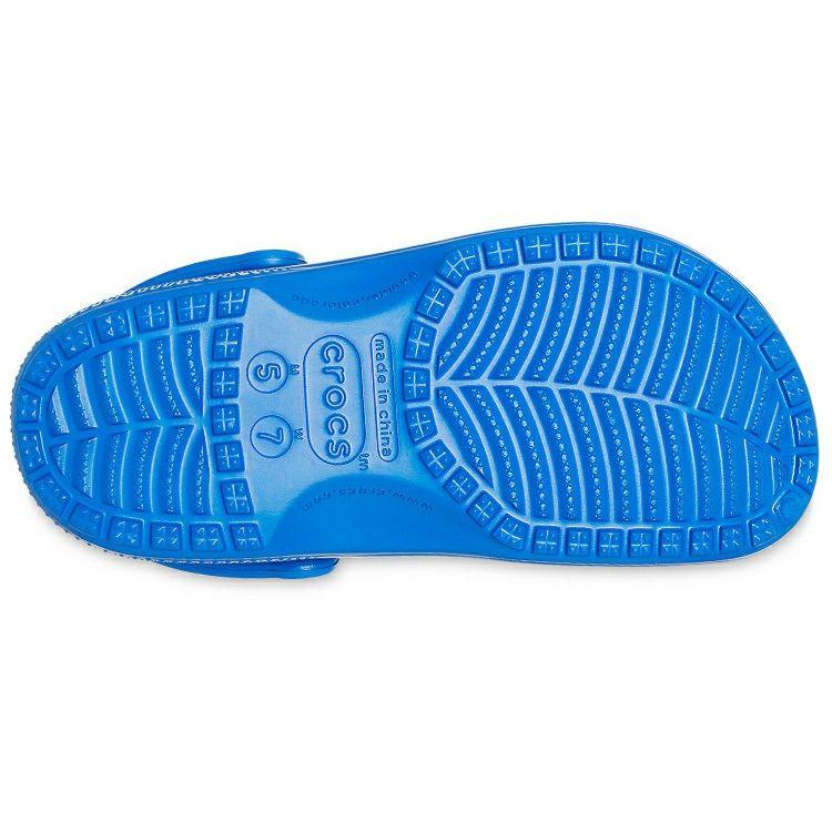 Crocs Классические клоги из ЭВА с круглым носком, перфорированные, унисекс, цвет Молния-синий, 10001-4KZ