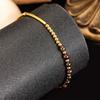 Luxury Purple Beads Bracelet - Stainless Steel Bangles Jewelry for Women Hypoallergenic Gift Resistance Band Design Accessories