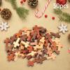 50шт деревянные подвески-крестики, подвески, модные необработанные деревянные бусины, маленькие