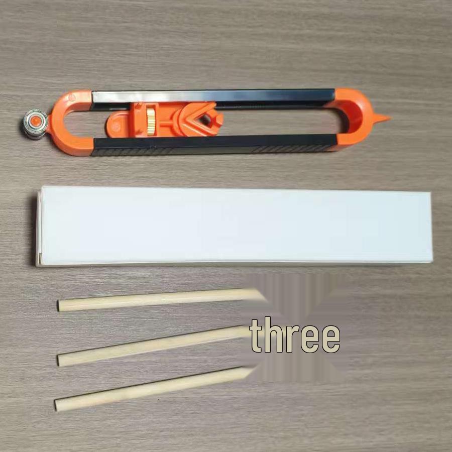 Эллиптический контурный шаблон и профильный шаблон для столярных измерений