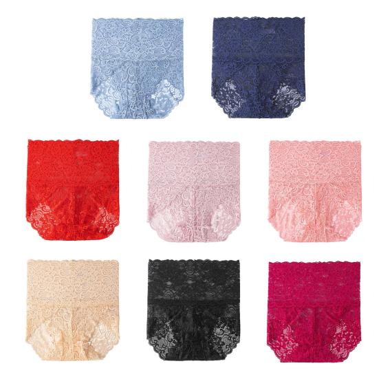 Nice-looking Panty Non-slip Flower Texture Soft