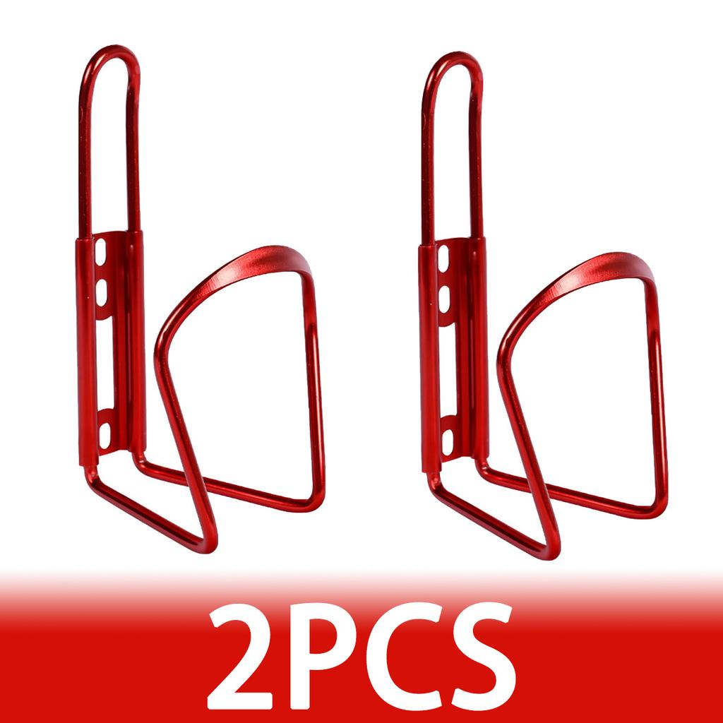 Держатель для бутылки с водой для горного велосипеда, из алюминиевого сплава, клетка для фляги для напитков, велосипедный многоцелевой кронштейн, велосипедное оборудование, 2 шт.