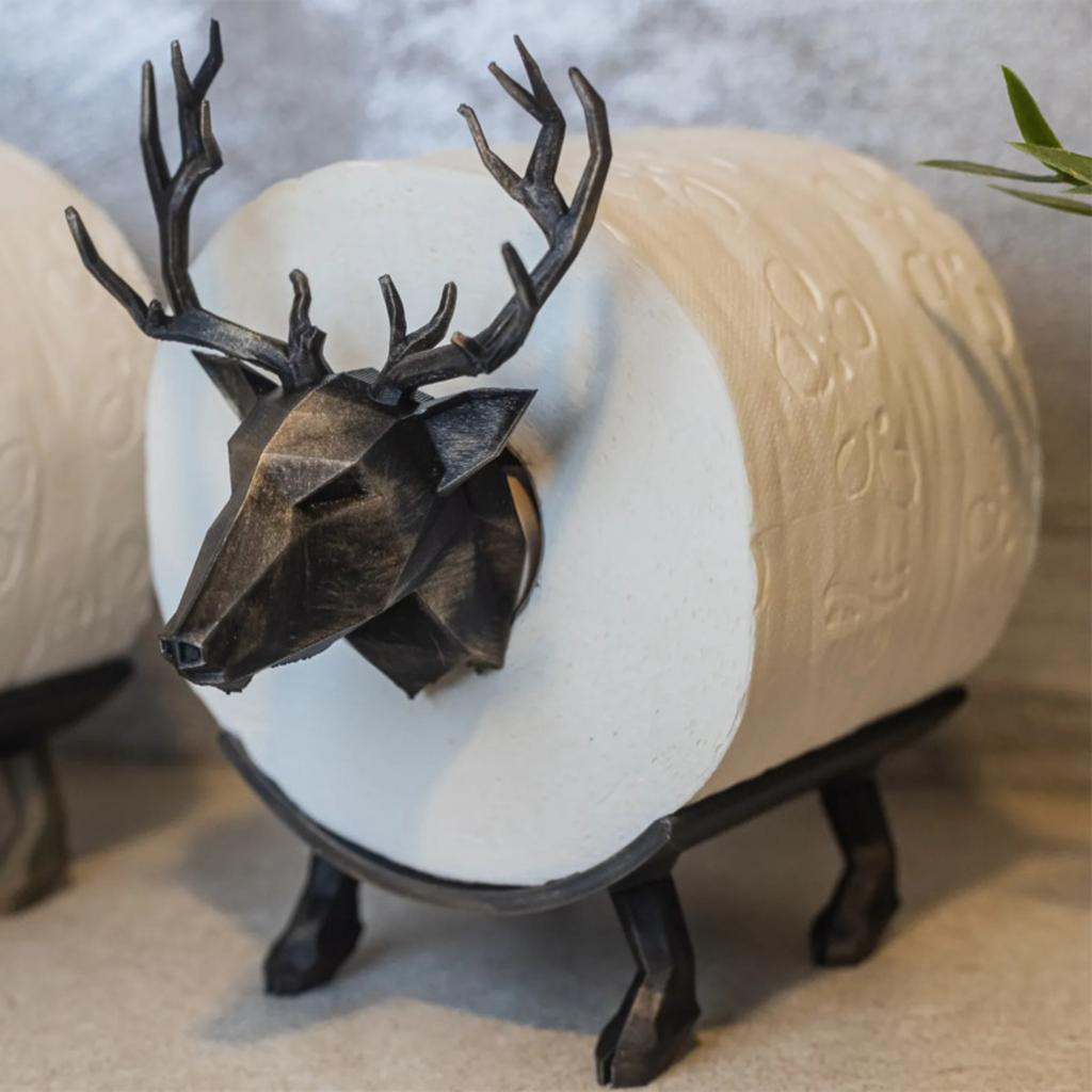 Creative Elk Shaped Tissue Holder, Adding A Natural Artistic   To Your Home