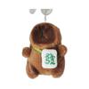Soft Pp Cotton Capybara Plush Toy Cartoon Animal Doll Bag Charm 12-15cm