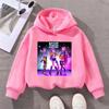 Hoodies Sweatshirts Girls Children's Cartoon Pattern Sweatshirt Girls Fashion Pass Print Casual Jumper