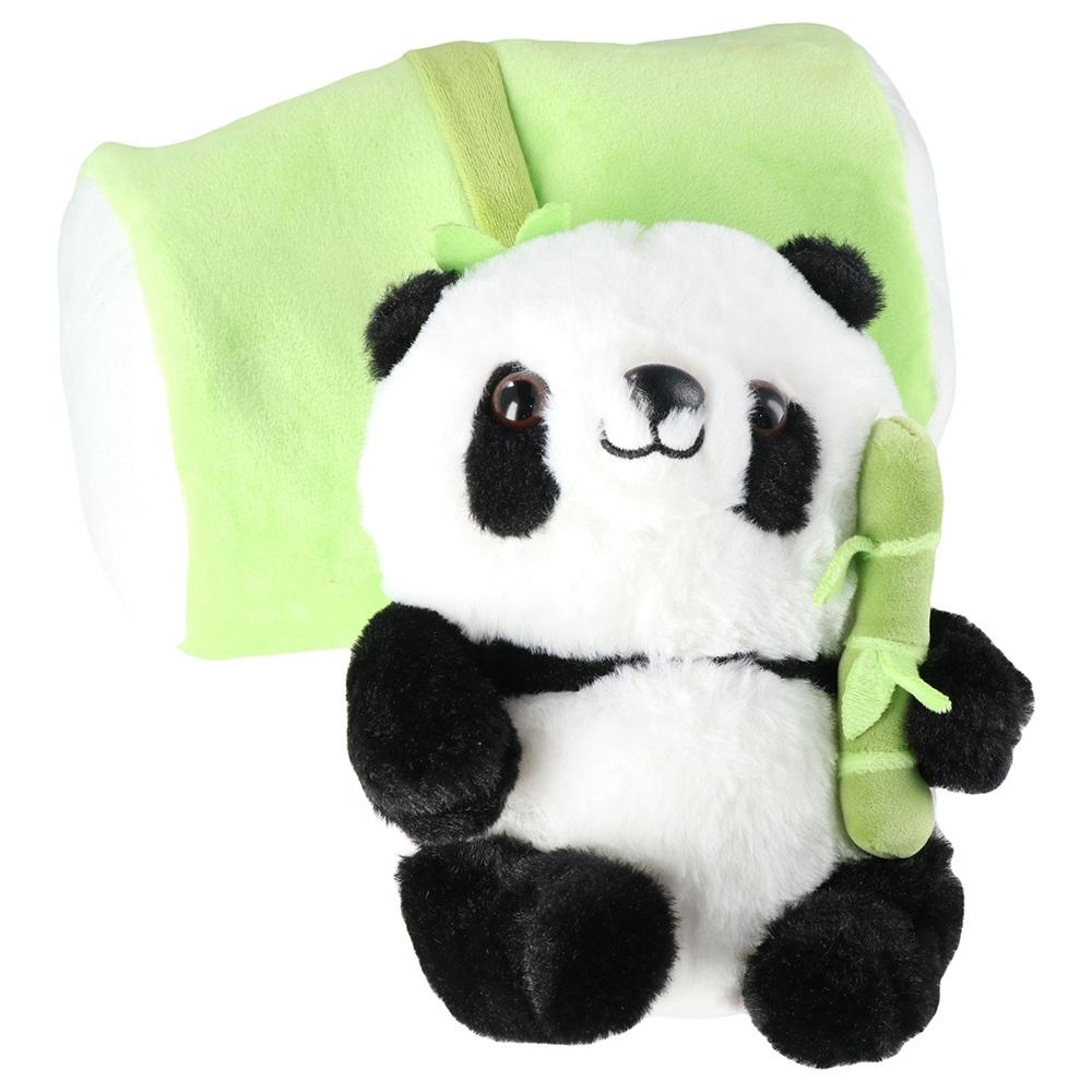 Toys Panda Animal Panda Stuffed Doll Panda Plush Pillow Soft Toy 2 In 1 Tube Panda Plush Toy