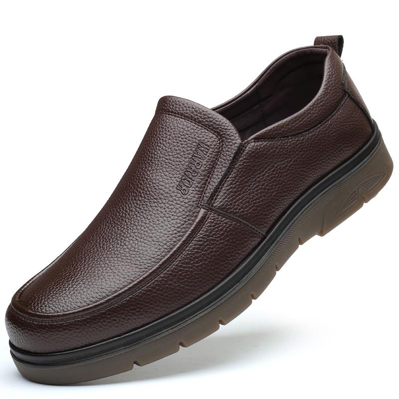 Мужские дышащие нескользящие повседневные туфли Warrior из натуральной кожи