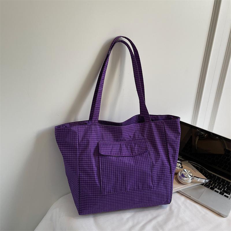 Повседневная сумка большой вместимости, модная нишевая сумка через плечо, новая женская сумка-тоут осень-зима 2025