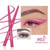 3PCS Matte Gel Eyeliner Pencil Set Waterproof Colorful Eyeliner Smooth Rotation Eye Liner Pen