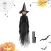 Уличные ведьмы Хэллоуин украшения светящиеся ведьмы садовый декор со звуком Хэллоуин страшный реквизит для крыльца сада газона патио
